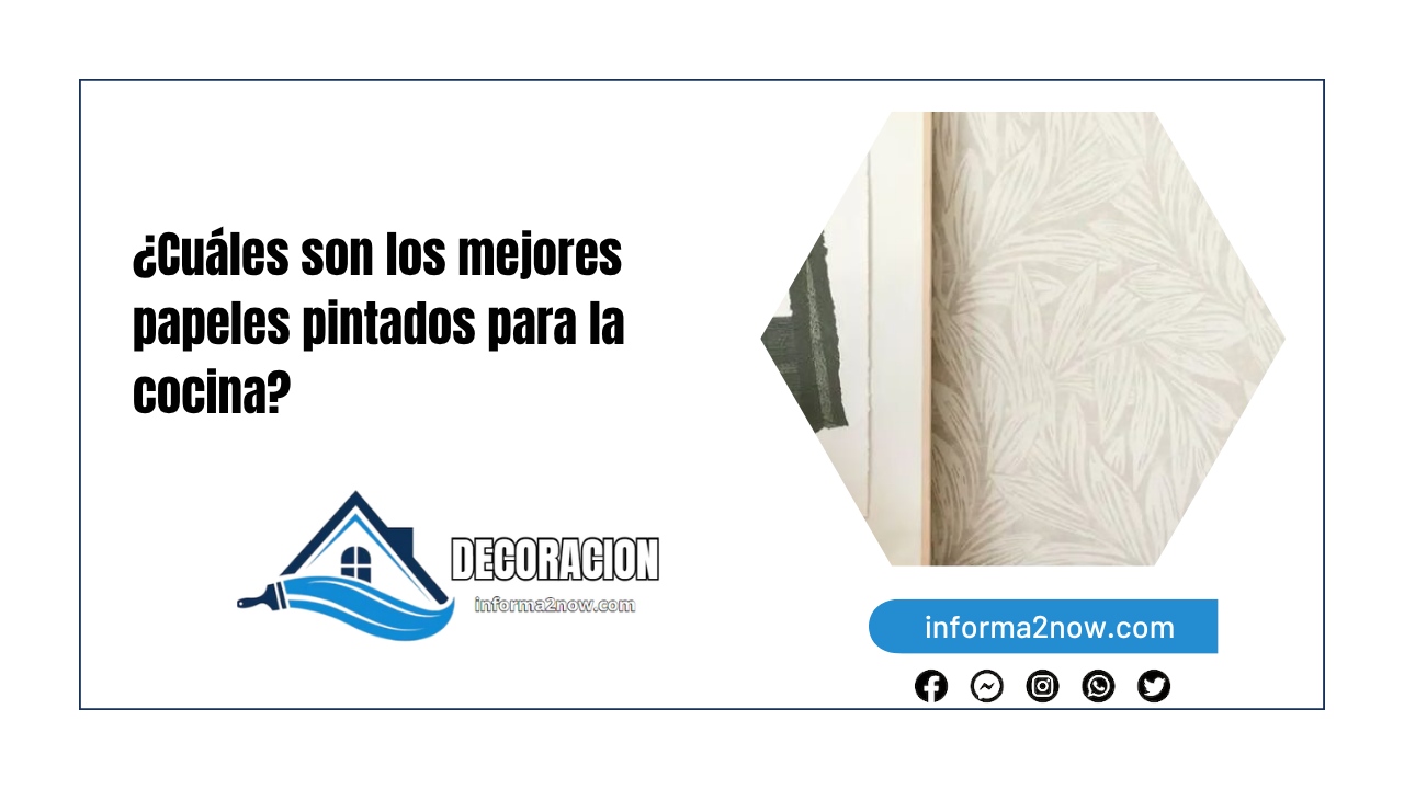 ¿Cuáles son los mejores papeles pintados para la cocina? Los 5 mejores papeles pintados de cocina para ti