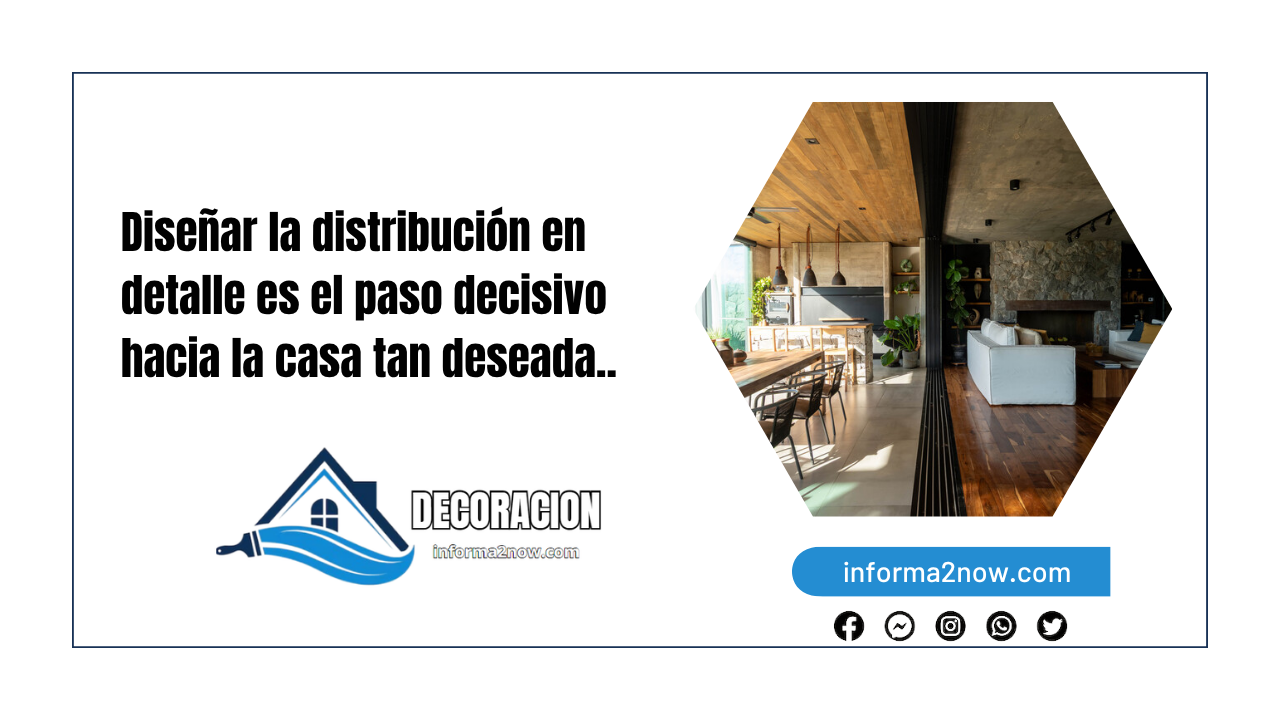 Diseñar la distribución en detalle es el paso decisivo hacia la casa tan deseada..
