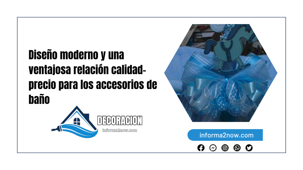 Diseño moderno y una ventajosa relación calidad-precio para los accesorios de baño