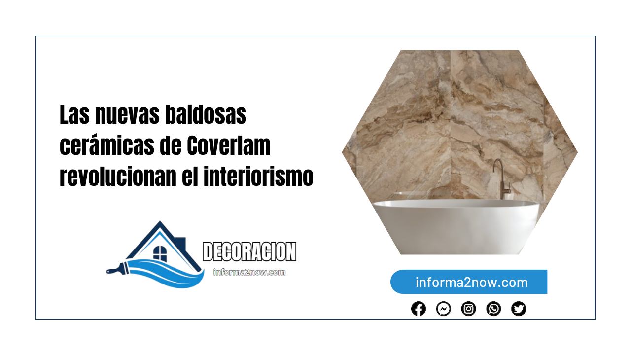 Las nuevas baldosas cerámicas de Coverlam revolucionan el interiorismo