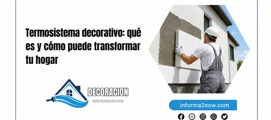 Termosistema decorativo: qué es y cómo puede transformar tu hogar